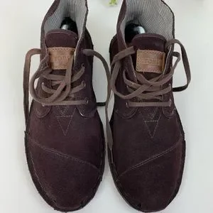 TOMS Mateo Chukka Boots Mens 9.5 Chestnut Brown Suede Casual Ankle Boot Toms | Shoes | Toms Mens Mateo Suede Ankle Chukka Boots  main image 3